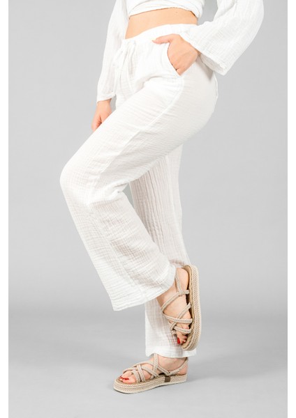 Müslin Kadın Palazzo Pantolon indirimleri