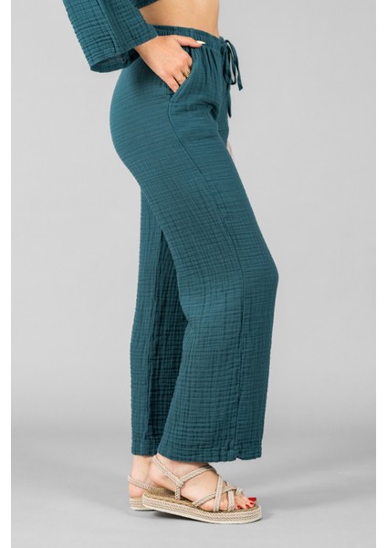 Müslin Kadın Palazzo Pantolon modelleri