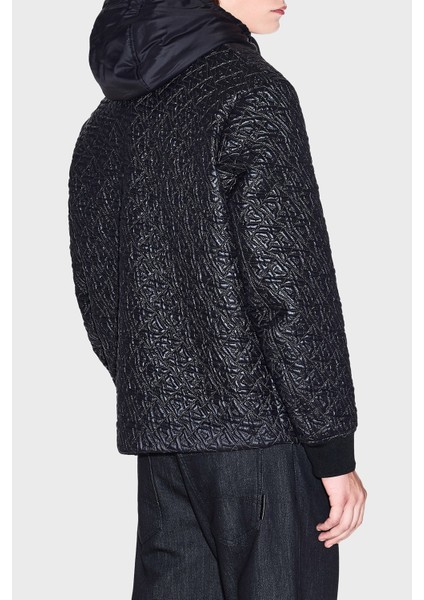 4g Kabartmalı Logolu Regular Fit Kapüşonlu Mont Erkek Mont XM001093 AF16589 FC196 modelleri