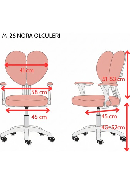 Nora Çocuk Çalışma Sandalyesi