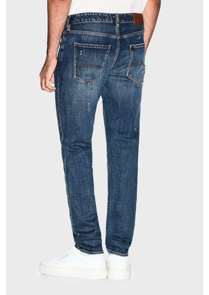 Streç Pamuklu Slim Fit Düşük Bel Dar Paça Jeans Erkek Kot Pantolon XM000070 AF17012 MB001 modelleri