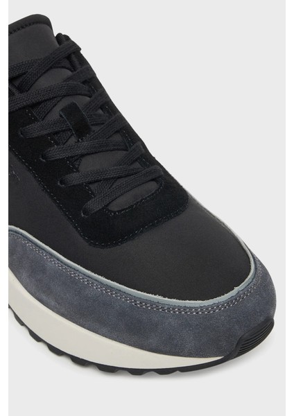 Süet Detaylı Logolu Sneaker Ayakkabı HM0HM0171401R Erkek Ayakkabı HM0HM01714 01R