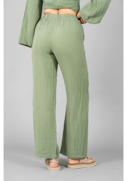 Müslin Kadın Palazzo Pantolon modelleri
