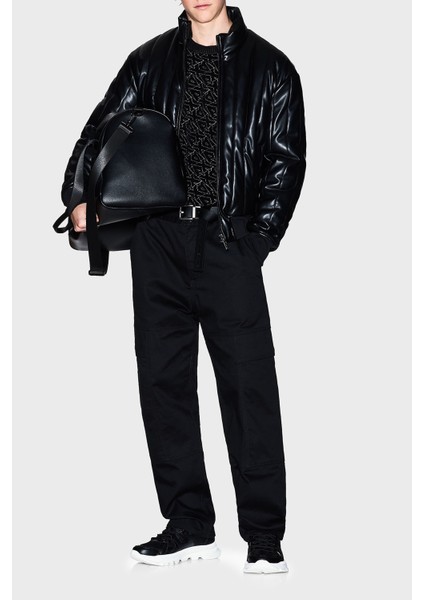 Tamamı Logolu Regular Fit Bisiklet Yaka Kazak Erkek Kazak XM001330 AF16916 FC196 fiyatları