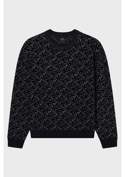 Tamamı Logolu Regular Fit Bisiklet Yaka Kazak Erkek Kazak XM001330 AF16916 FC196 indirimleri