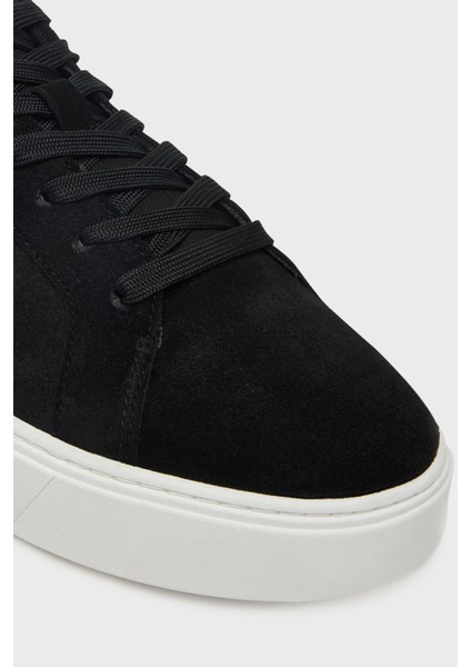 Logolu Süet Sneaker Ayakkabı YM0YM01434BEH Erkek Ayakkabı YM0YM01434 Beh indirimleri