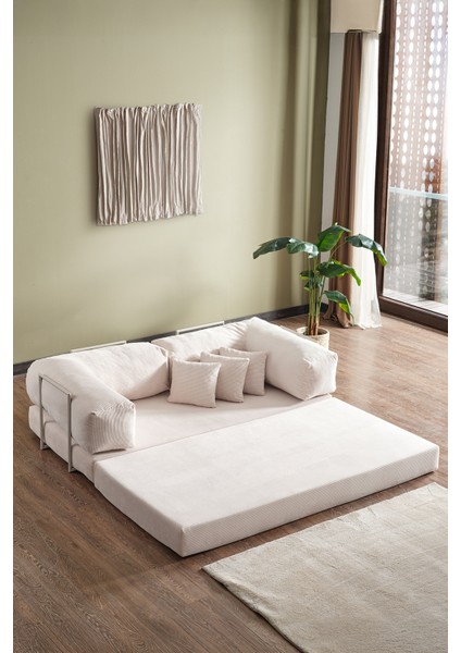 Legom Lucas Aktivite Koltuğu Yatak Olabilen Çok Amaçlı Kanepe L Koltuk Krem fırsatları