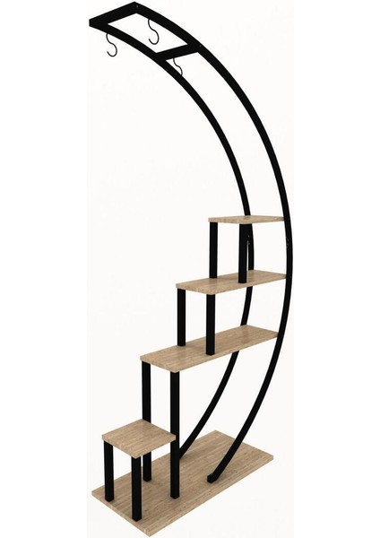 Dekoratif Ferforje Metal Ve Ahşap Çiçeklik, İç Ve Dış Mekanda Bitki Sergileme ve Düzenleme Standı indirimleri