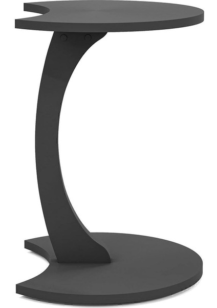 Jet Tekerlekli C Sehpa, Koltuk Yanı Kullanım ve Servis İçin Çok Amaçlı, Modern Zigon Tasarım