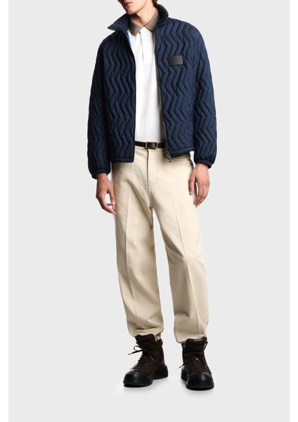 Kapitoneli Kuş Tüyü Dolgulu Dik Yaka Şişme Mont Erkek Mont EM003415 AF18231 UB118 fiyatları