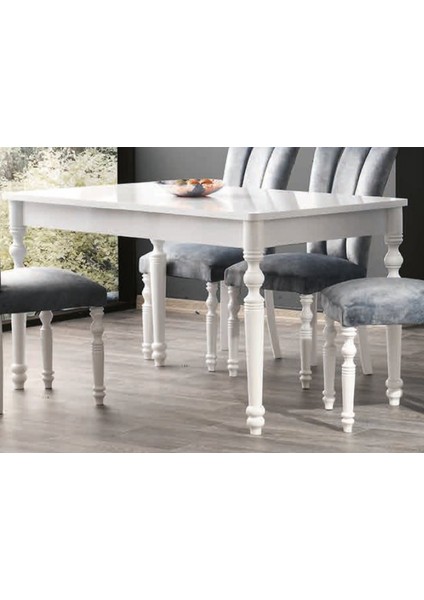 Bera Beyaz 145+35 Saray Açılabilir Masa