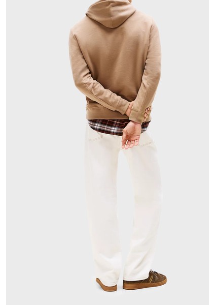 Logolu % 100 Pamuk Regular Fit Kapüşonlu Sweat Erkek Sweat DM0DM22092 Afe modelleri