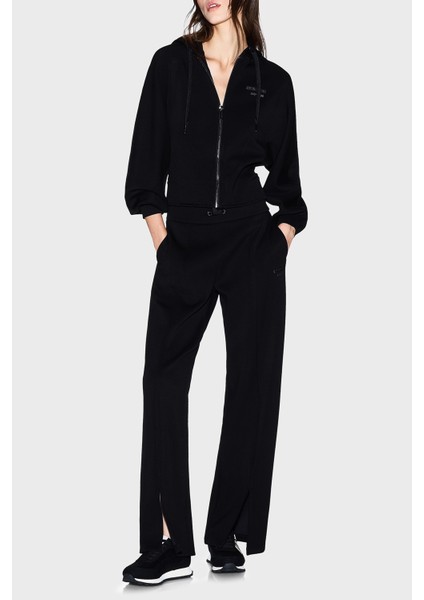 Logolu Regular Fit Kapüşonlu Fermuarlı Sweat Bayan Sweat XW000802 AF16111 UC001 fiyatları