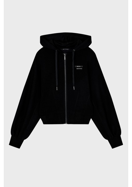 Logolu Regular Fit Kapüşonlu Fermuarlı Sweat Bayan Sweat XW000802 AF16111 UC001 indirimleri