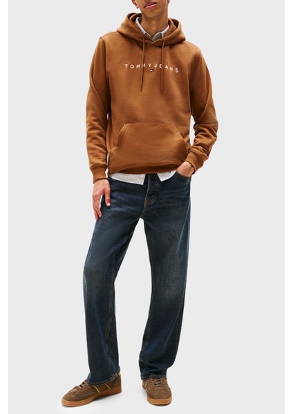 Logolu Pamuklu Regular Fit Kapüşonlu Polar Sweat Erkek Sweat DM0DM20746 Gvp fiyatları