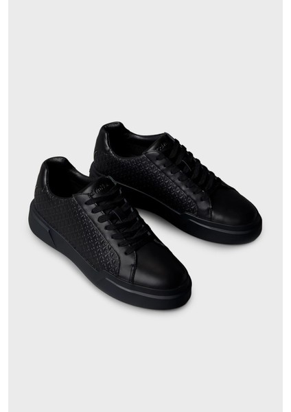 Tamamı Kabartma Logolu Sneaker Ayakkabı YM0YM013830GJ Erkek Ayakkabı YM0YM01383 0gj fiyatları