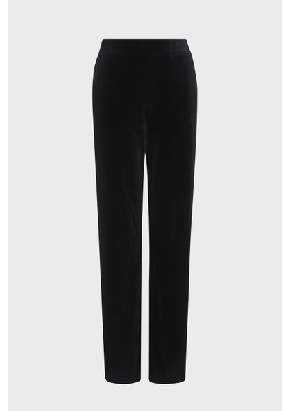 Regular Fit Lastikli Bel Düz Paça Şönil Pantolon Bayan PANTOLON EW001366 AF13341 UC001