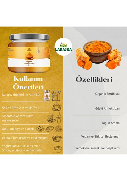 Organik Toz Zerdeçal- Organic Turmeric Powder - Turmeric Ground 100G indirimleri
