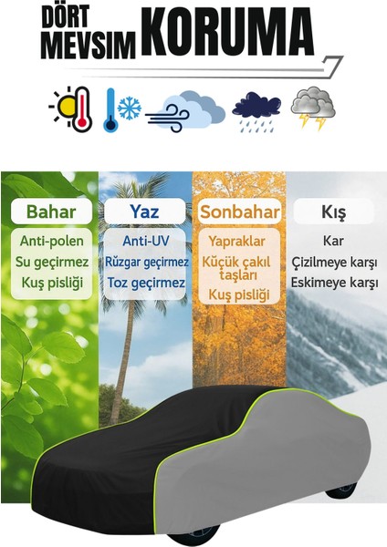 Gri-Siyah-Gri [renault Laguna Estate 2010 - 2016] Uyumlu Neon Fitilli Araba Brandası fiyatları