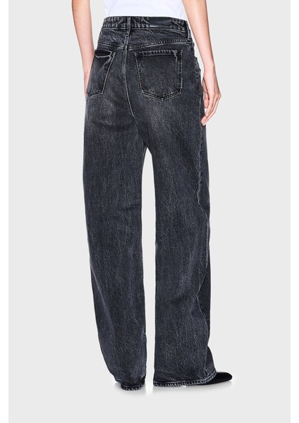 Pamuklu Relaxed Fit Yüksek Bel Geniş Paça Jeans Bayan Kot Pantolon XW000100 AF16084 MC002 modelleri