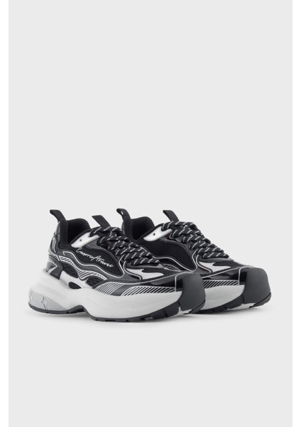 Logolu Metalik Detaylı Kalın Taban Sneaker Ayakkabı Bayan Ayakkabı EW003056 AF19766 MC372 fiyatları