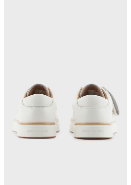 Deri Logolu Sneaker Ayakkabı Erkek Ayakkabı EM003081 AF18228 U0003 indirimleri