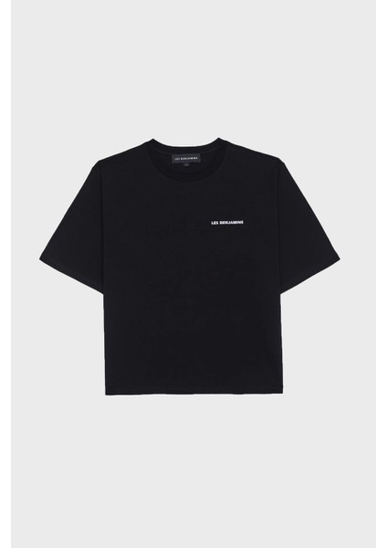 Sırt Baskılı Pamuklu Oversize Fit Bisiklet Yaka T Shirt Erkek T Shirt LB25FWTURMUOT