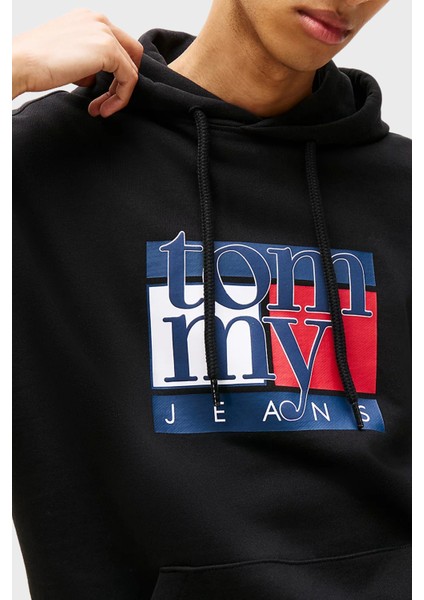 Logolu % 100 Pamuk Regular Fit Kapüşonlu Sweat Erkek Sweat DM0DM22092 Bds fırsatları