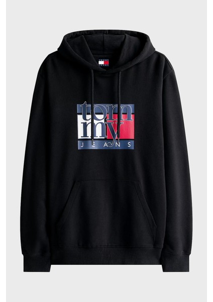 Logolu % 100 Pamuk Regular Fit Kapüşonlu Sweat Erkek Sweat DM0DM22092 Bds indirimleri