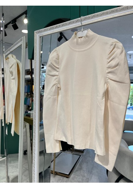 Joy In Joy Prenses Kol Triko Body - Bej - Standart