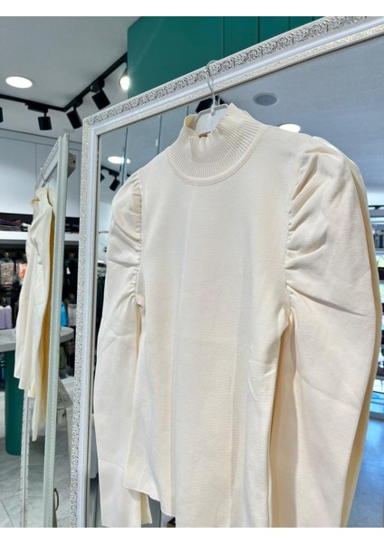 Joy In Joy Prenses Kol Triko Body - Bej - Standart fiyatları