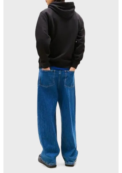 Logolu Pamuklu Regular Fit Kapüşonlu Polar Sweat Erkek Sweat DM0DM20746 0gk modelleri