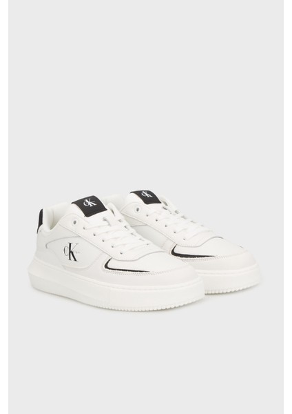 Deri Logolu Sneaker Ayakkabı YM0YM0142601W Erkek Ayakkabı YM0YM01426 01W fiyatları