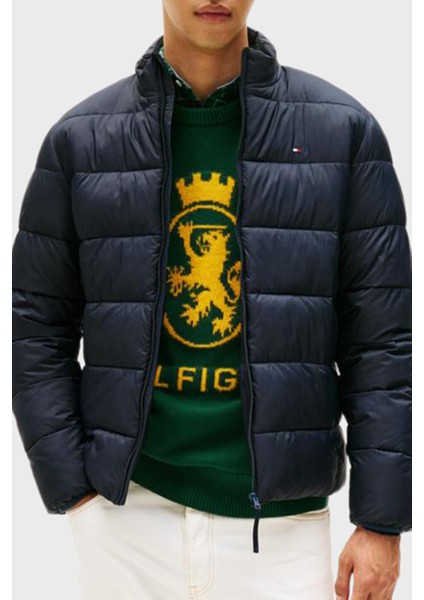 Kapitoneli Regular Fit Dik Yaka Mont Erkek Mont MW0MW41982 Dw5