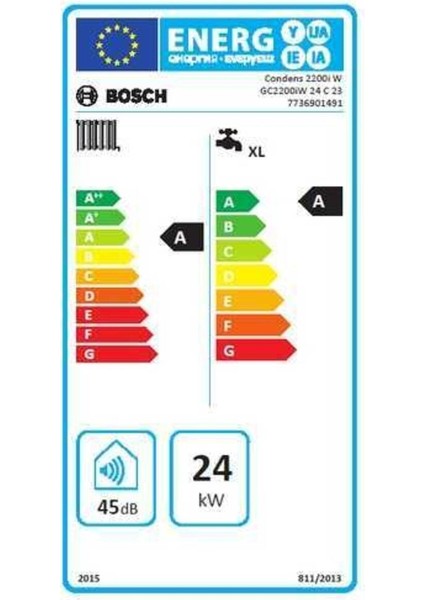 Condense 2200iW 24 kW Yoğuşmalı Bacalı Kombi Enerji Tasarruflu Çevre Dostu Isıtma Sistemi indirimleri
