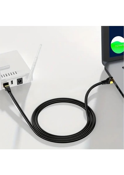 1 Metre RJ45 Kablo CAT7U/FTP Altın Kaplama Korumalı 10GB/SN 600 Mhz Zırhlı Utp Ağ Lan Ethernet Kablosu 1mt Xbox Ps 2/3/4/5 RJ45 Patch Kablosu fırsatları