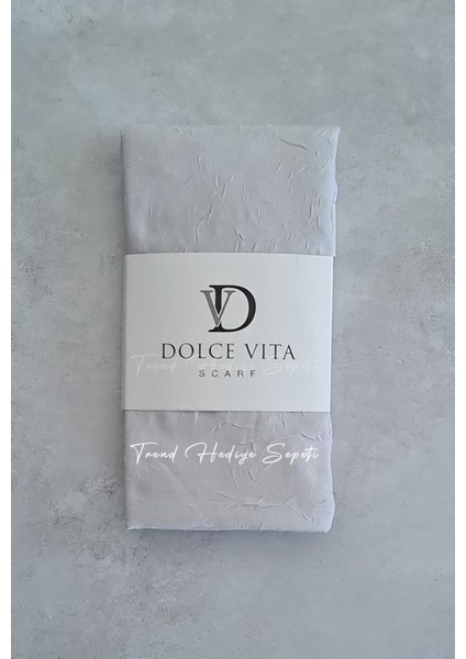 Bambu Kraş Şal Taş Gri