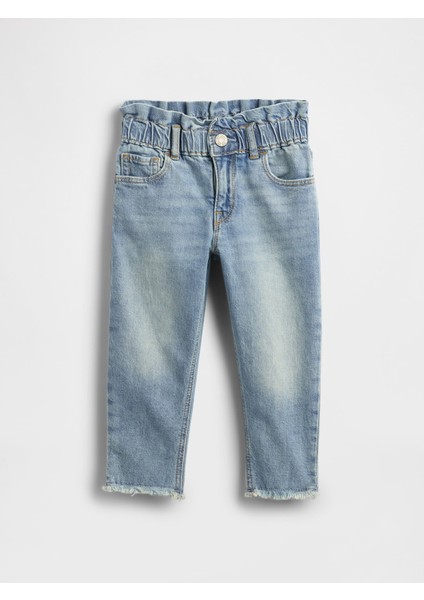 Kız Bebek Mavi Pull-On Just Like Mom Jean Pantolon fırsatları