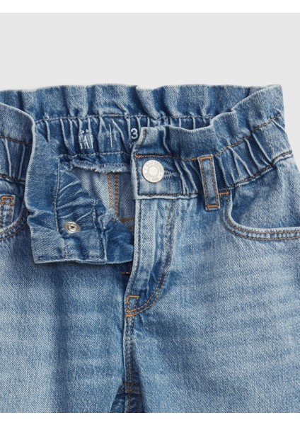 Kız Bebek Mavi Pull-On Just Like Mom Jean Pantolon indirimleri