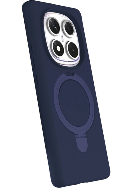 Xiaomi Redmi Note 14 Pro 5g Regal Magsafe Standlı Kapak - LACIVERT-(5796) - FEİ8726-7353 modelleri