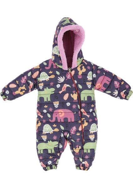 Kız Bebek Tulum Baskılı