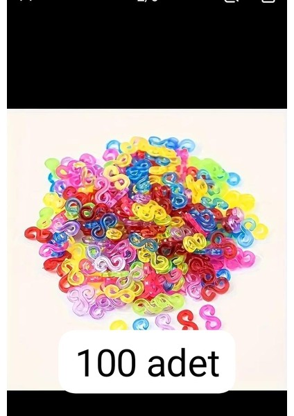 100 Lü takı klipsi