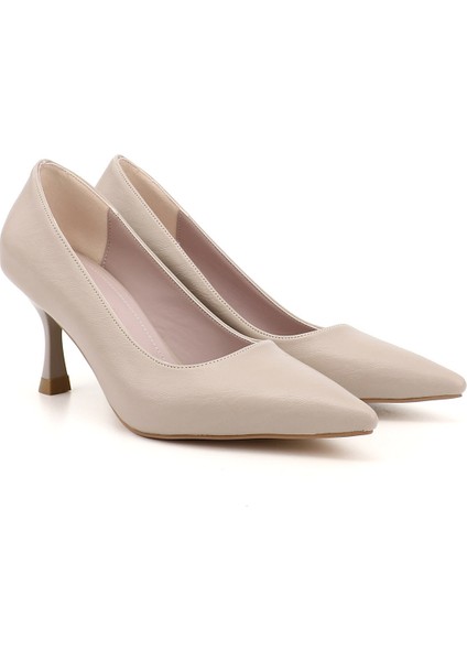 Kadın Ten Sivri Burun Kadeh Ökçe Stiletto fiyatları