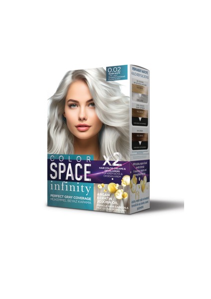 Infinity Set Boya 0.02 Silver White