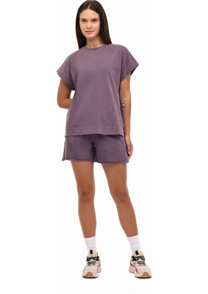 Wl Else 11SY783 5fx Mor Kadın Kısa Kol T-Shirt modelleri