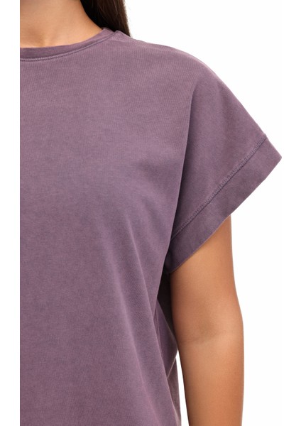 Wl Else 11SY783 5fx Mor Kadın Kısa Kol T-Shirt fırsatları