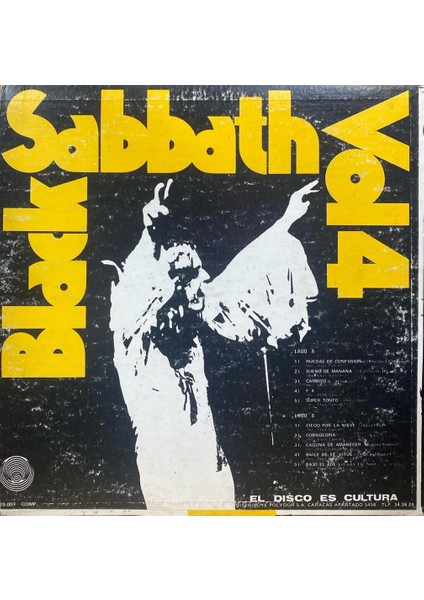 Black Sabbath – Black Sabbath Vol 4 fiyatları