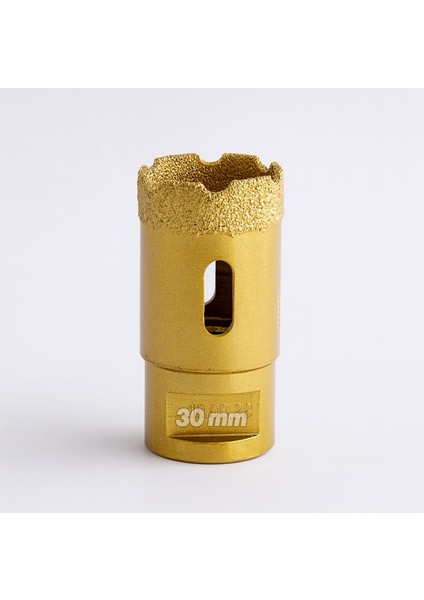 Profesyonel 30 mm Fayans Granit Mermer Seramik Delici Elmas Uçlu Matkap Uyumlu Uzun Ömürlü Kesici Uç