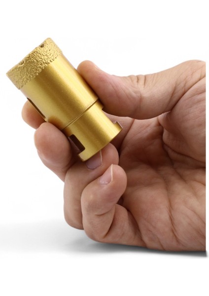 Profesyonel 30 mm Fayans Granit Mermer Seramik Delici Elmas Uçlu Matkap Uyumlu Uzun Ömürlü Kesici Uç fiyatları