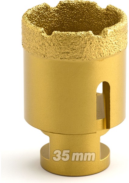 Seramik Fayans Granit Mermer 35 mm Için Elmas Kaplı Delme Ucu Matkap Uyumlu Yüksek Kaliteli Kesici